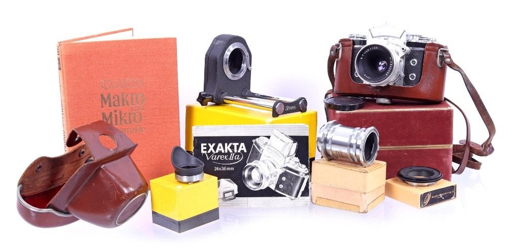 Camera Jhagee Exakta Varex IIa Jena Tessar 2.8 Lens ** Nieuw, Audio, Tv en Foto, Fotocamera's Analoog, Ophalen of Verzenden, Zo goed als nieuw