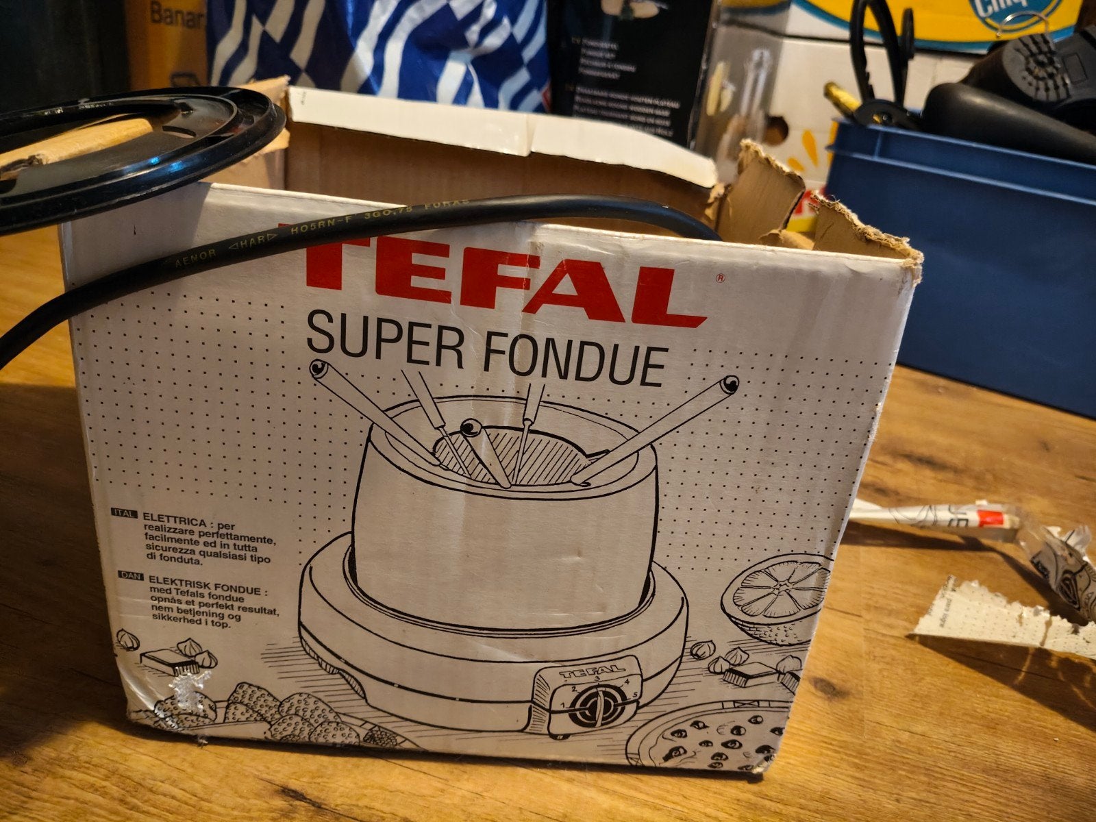 Tefal Super Fondue - Elektrische Fonduepan, Witgoed en Apparatuur, Fonduesets, Gebruikt, Fonduepan, Elektrisch, Ophalen of Verzenden