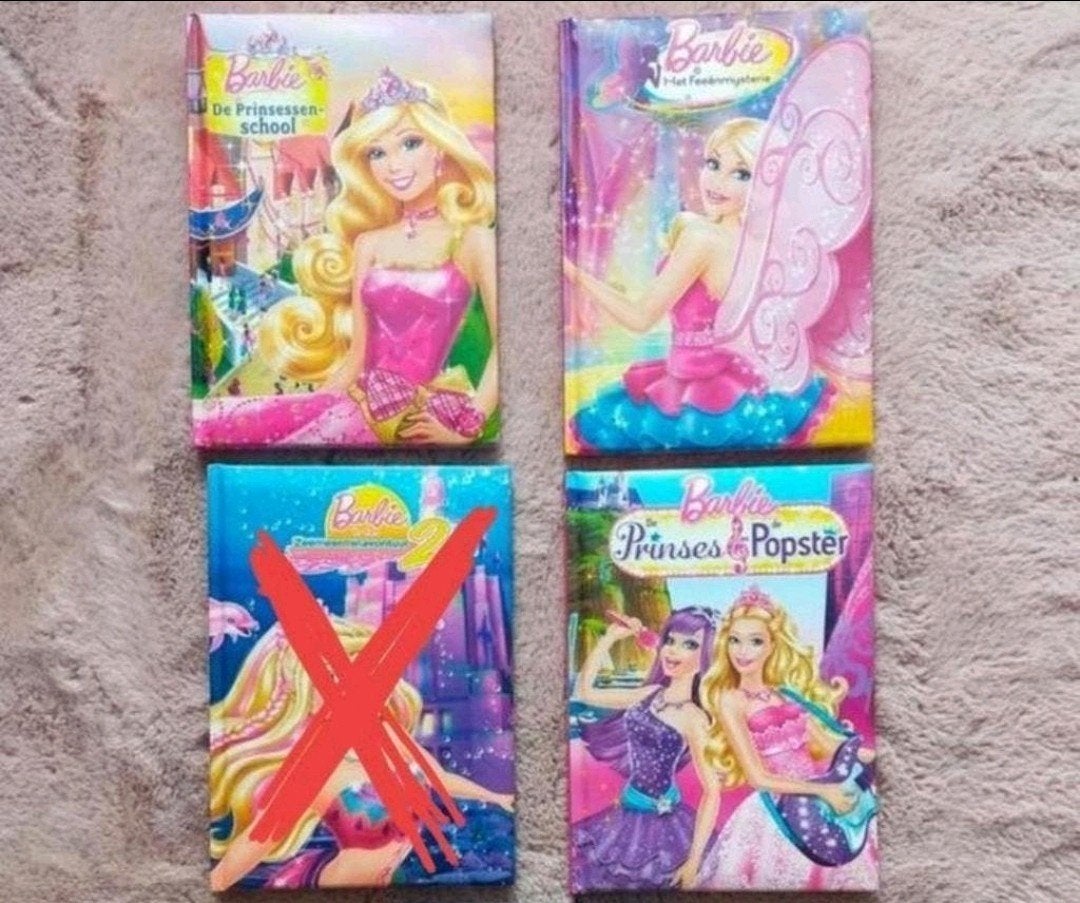 Zgan! 3 x Mooie grote Barbie boeken van de films!, Ophalen of Verzenden, Zo goed als nieuw, Fictie algemeen