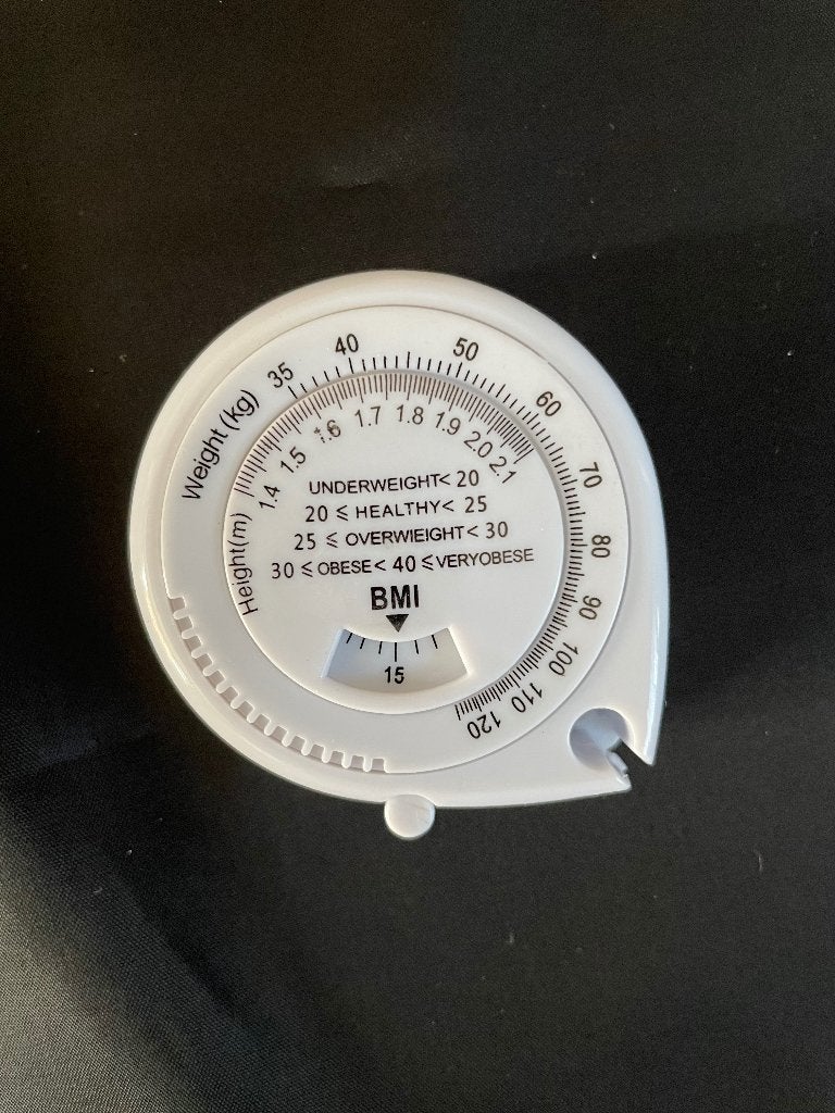 Vitals BMI meetlint omtrekmeter 150 cm. Zelfoprollend, Nieuw, Ophalen of Verzenden, Nieuw, Overige typen