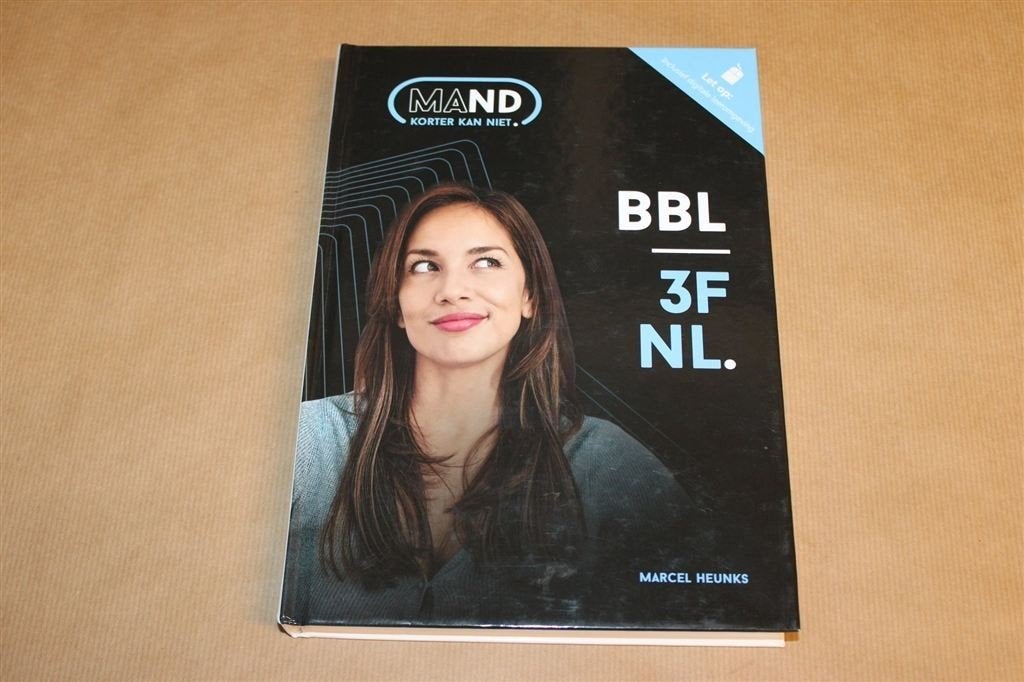 Keuzedelen Mand — Maximaal NL BBL 3F Leerboek Hardcover, Ophalen of Verzenden, Alpha, Zo goed als nieuw, MBO