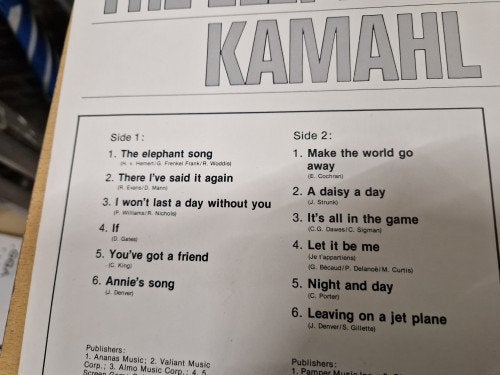 lp kamahl the elephant song, Ophalen of Verzenden