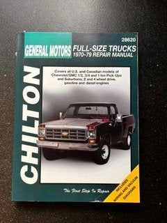 Chilton werkplaatshandboek – General Motors Full (1970-1987), Ophalen of Verzenden
