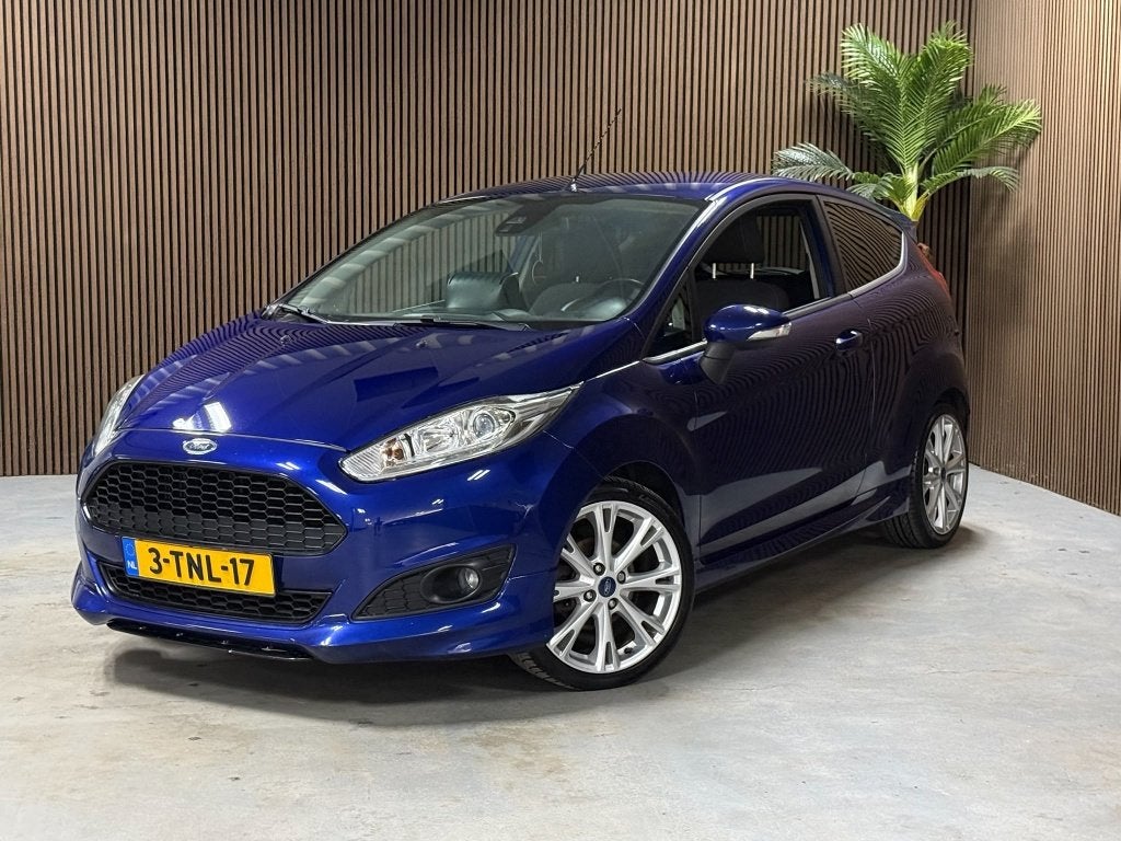 Ford Fiesta 1.0 EcoB. Sport Nieuwe D.Riem (bj 2014), Auto's, Euro 5, 125 pk, Blauw, 23 km/l