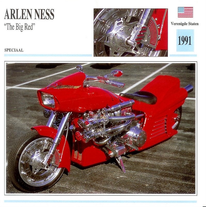 X29 motorkaart arlen ness the big red (1991) vs, Ophalen of Verzenden, Zo goed als nieuw, Motoren