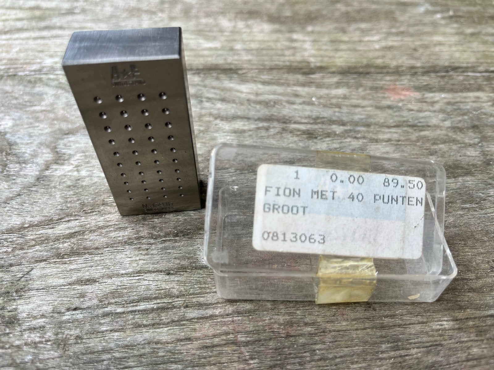 Vintage Zwitserse horlogemakersgereedschap set, Ophalen