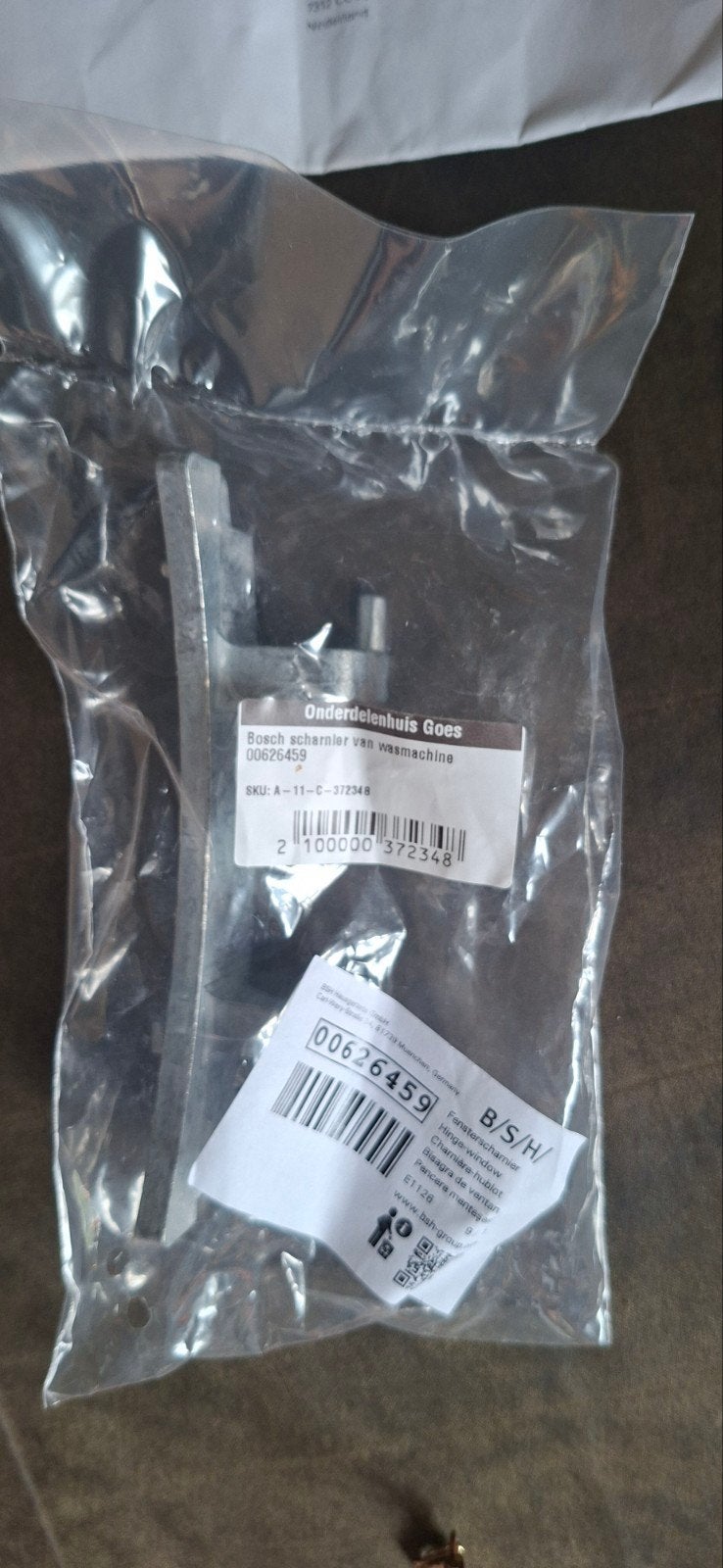 Gratis: nieuw scharnier voor Bosch wasmachine 00626459, Ophalen, Nieuw