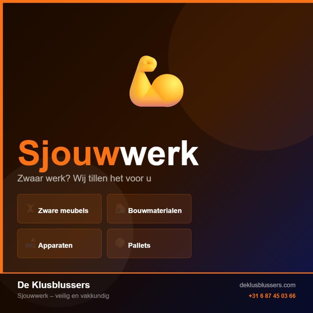 DE KLUSBLUSSERS – Wij blussen jouw klussen!, Diensten en Vakmensen, Klussers en Klusbedrijven, 24-uursservice