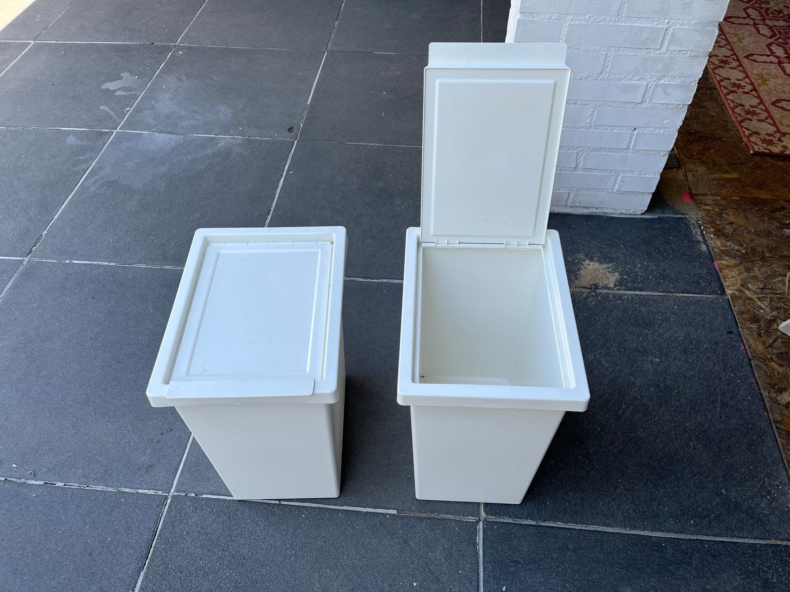 IKEA Filur afvalbak met deksel - 2 stuks, Ophalen, Gebruikt, 50 tot 100 cm, 5 – 50