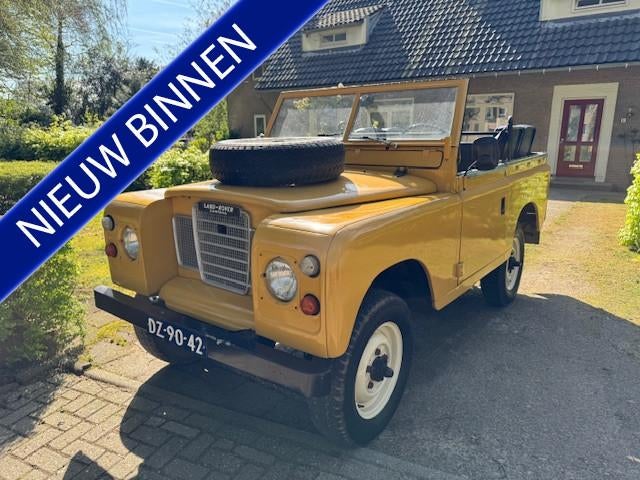 Land Rover Series 88'' APK en wegenbelasting vrij!, 7 persoo, Auto's, Oldtimers, 2286 cc, Land Rover, Zwart, 7 stoelen