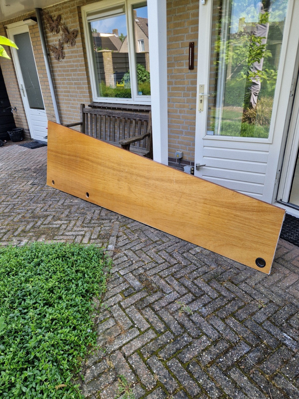 Bureau gratis op te halen, Ophalen, Gebruikt, 297 cm, Hout
