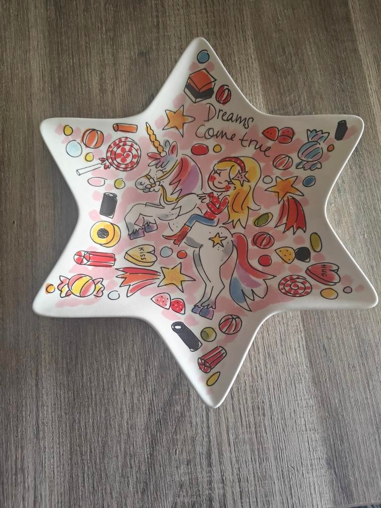 Blond Amsterdam Unicorn Ster Bord, Huis en Inrichting, Keuken | Servies, Blond Amsterdam, Nieuw, Ophalen of Verzenden, Bord(en)