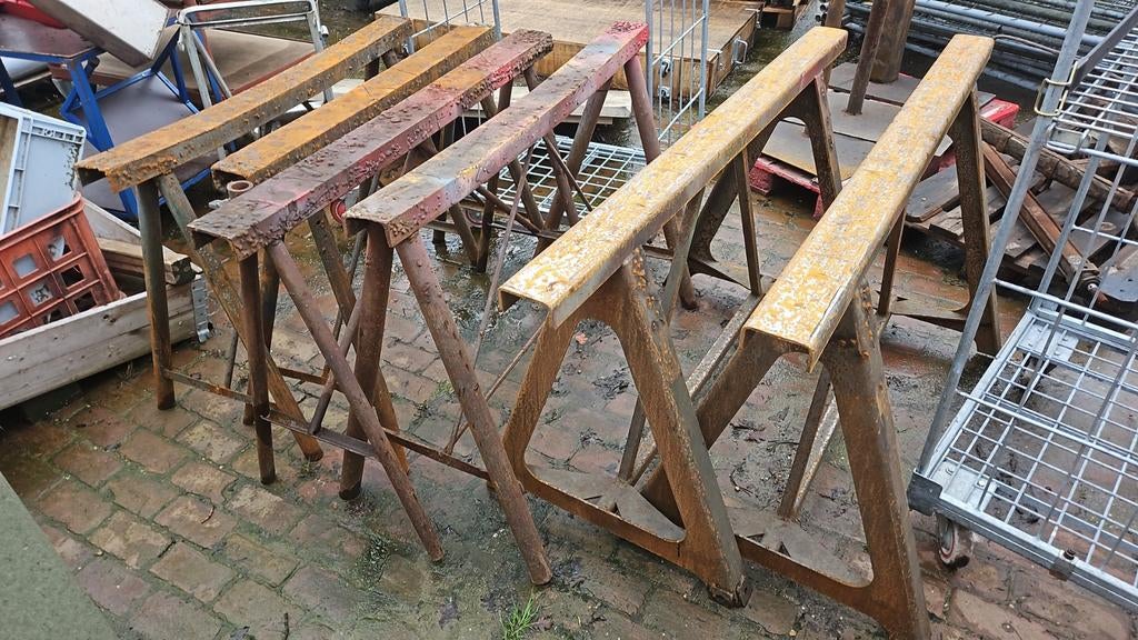 Degelijk schragen bokken 6stuks, Ophalen