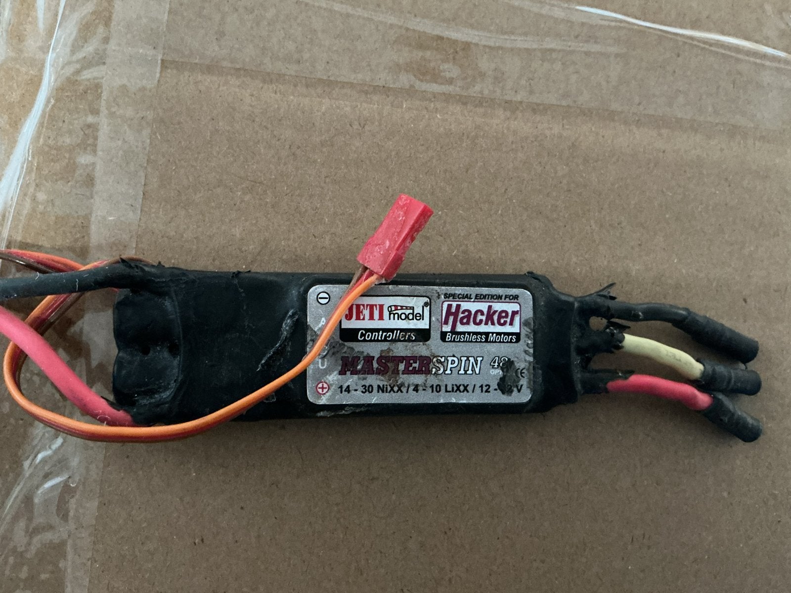 Jeti Model Hacker Masterspin 44 Brushless Motor Controller, Ophalen of Verzenden, Gebruikt