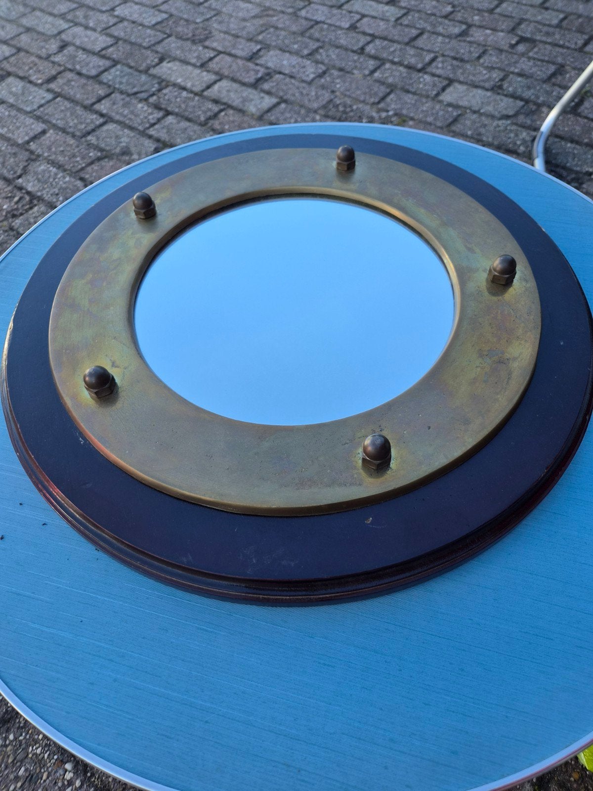 Ronde Patrijspoort Spiegel, Ophalen, Rond, Minder dan 50 cm