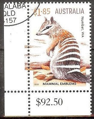 660 Australië 2026 Mammal Emblems II, Verzenden, Gestempeld