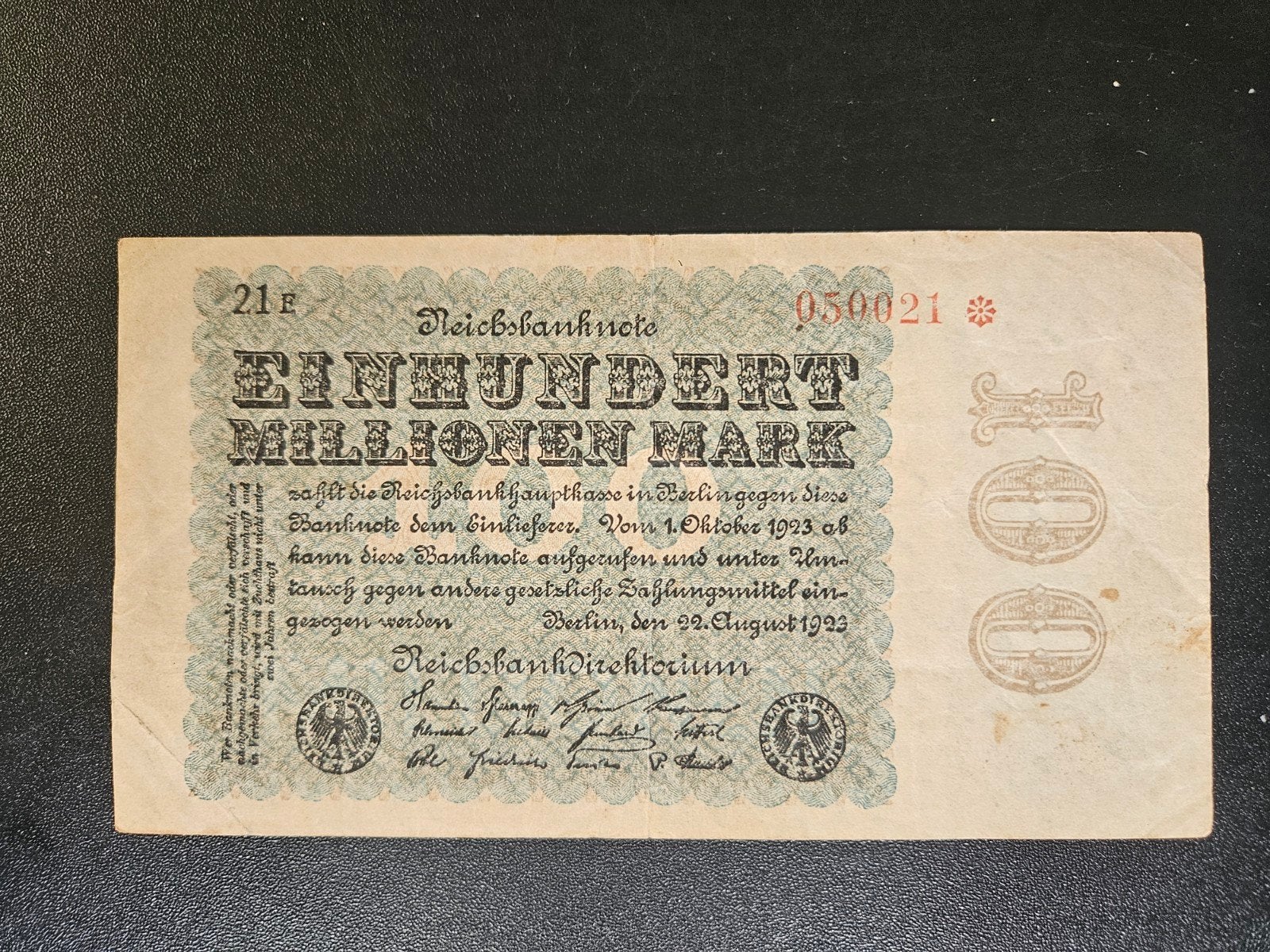 Duitsland pick 107c(4) 1923, Ophalen of Verzenden, Duitsland, Los biljet