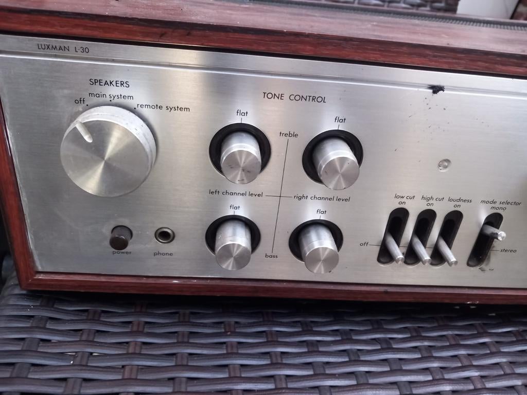 Luxman L-30 Solid State Stereo Geïntegreerde Versterker, Overige merken, Gebruikt, Ophalen of Verzenden, 120 watt of meer