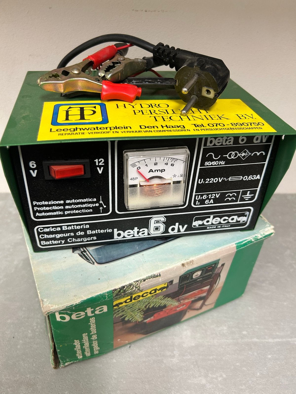 Deca Beta 6 DV Acculader 6V/12V - Automatische Bescherming, Ophalen, Gebruikt