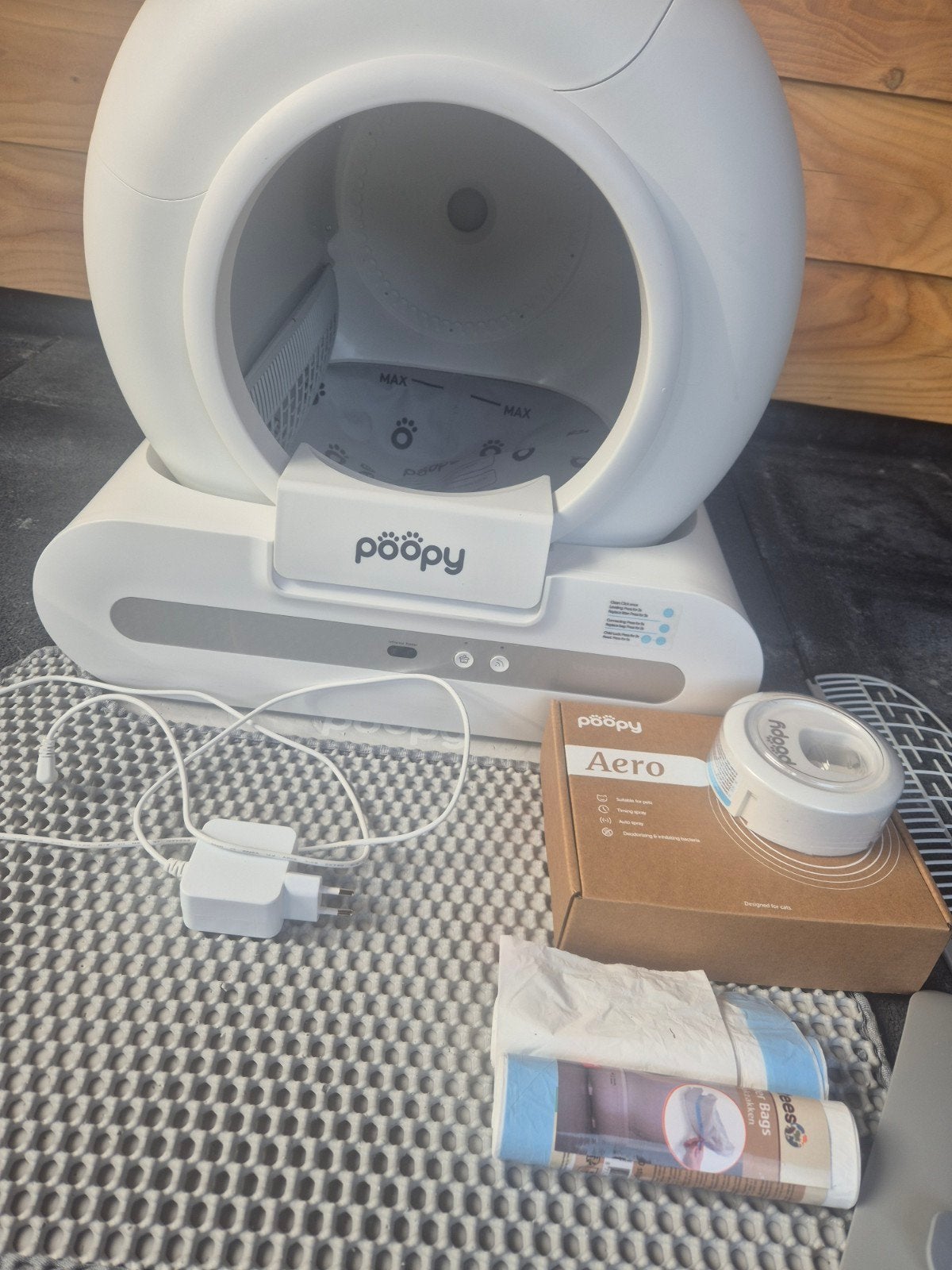 Poopy nano 2 zelfreinigende kattenbak, Ophalen