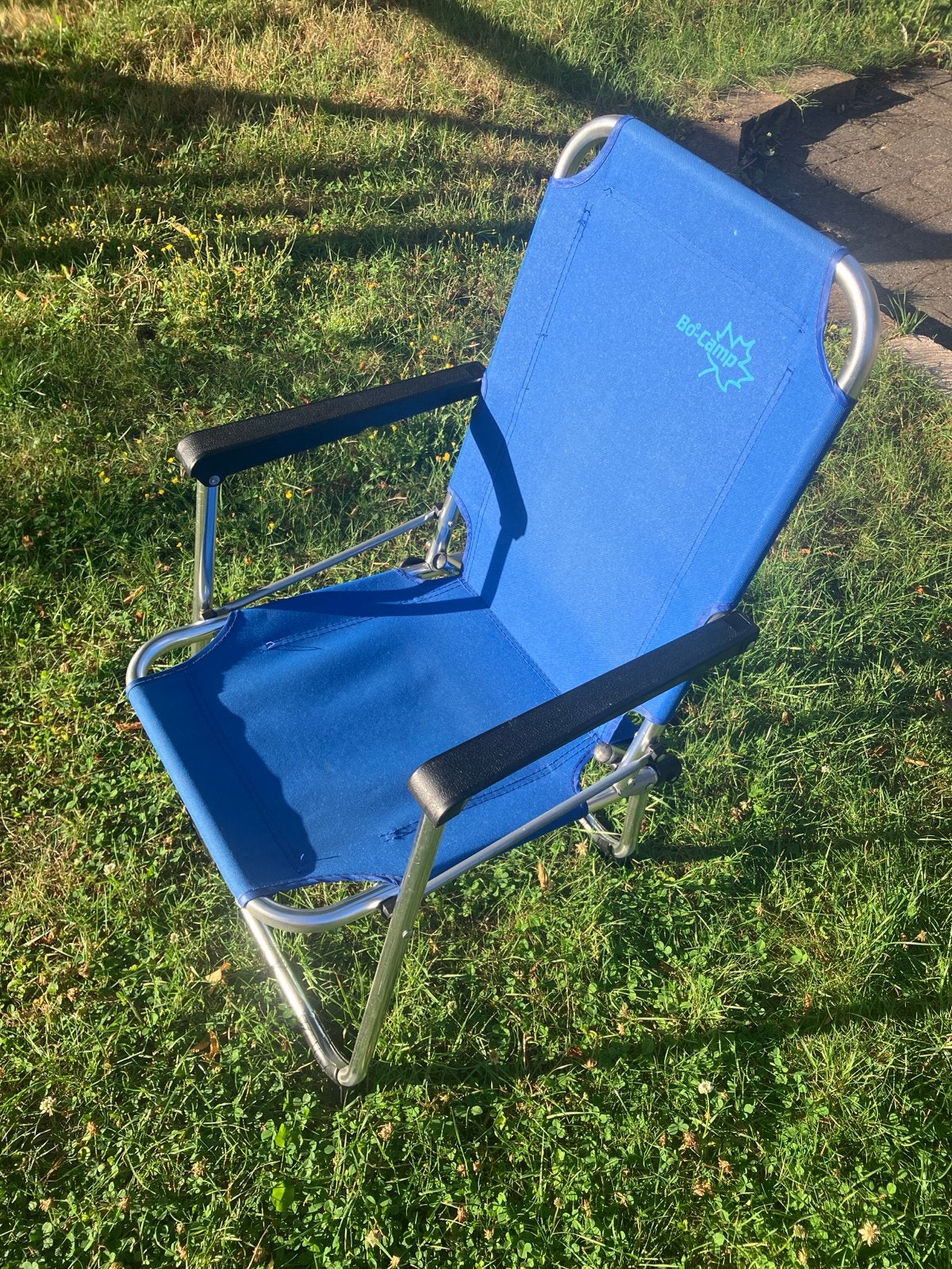 Bo-Camp kinder Campingstoel - Blauw, Opvouwbaar, Ophalen, Gebruikt, Campingstoel