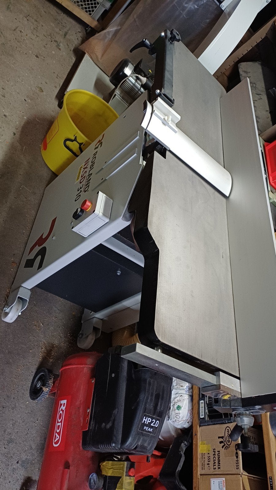 robland vlak en vandiktebank nxsd 310, Ophalen