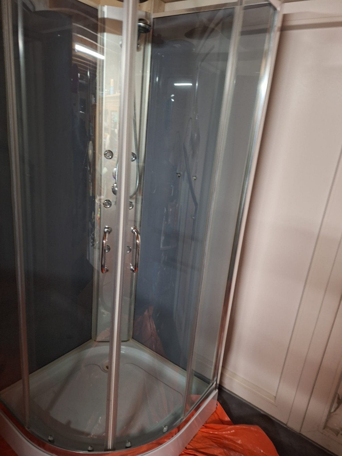 Douche cabine/ nooddouche tijdens verbouwing, Doe-het-zelf en Verbouw, Sanitair, Ophalen