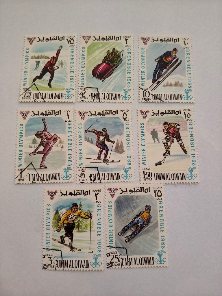 8356 umm al qiwain olympische spelen 1968 grenoble, Verzenden, Midden-Oosten