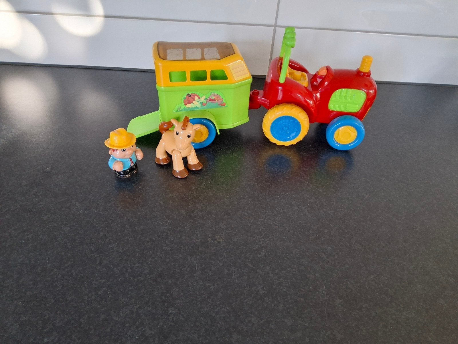 Trekker met kar, kan zelf rijden, Ophalen of Verzenden