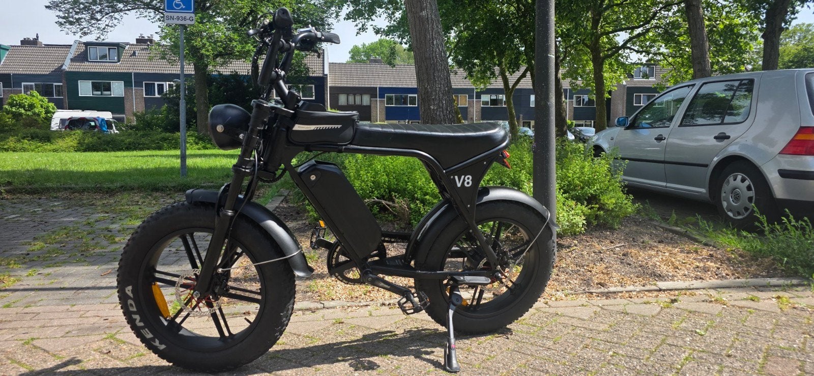 Ouxi V8 Fatbike met alarm in nieuw staat, 59 cm of meer, Ophalen, Zo goed als nieuw, Overige merken