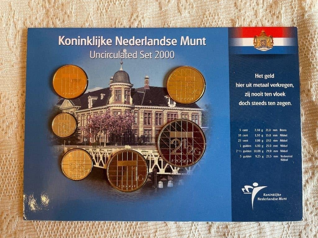 Muntset, Jaarset 2000 UNC – Koninklijke Nederlandse Munt, Ophalen of Verzenden, Koningin Beatrix, Overige waardes, Setje
