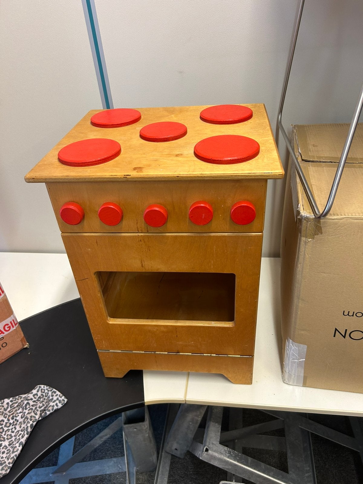 Houten speel keukentje, Ophalen, Gebruikt, Hout
