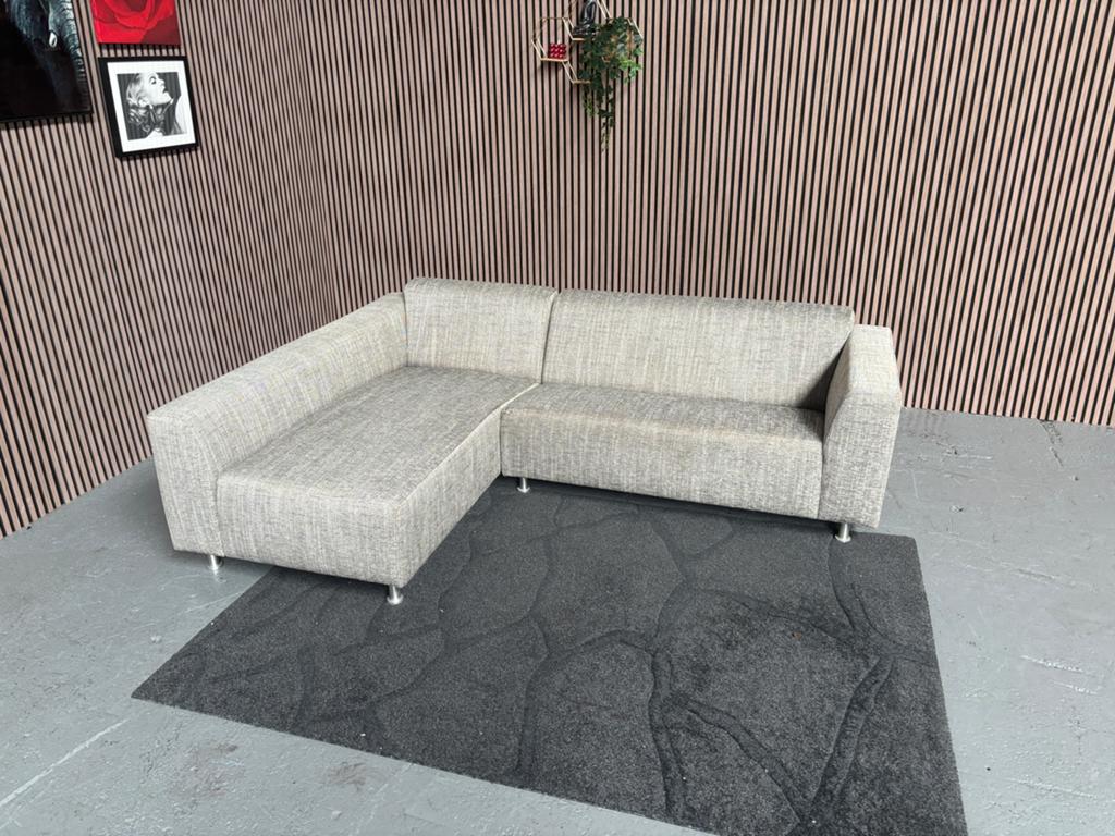 GRATIS LEVERING Loungebank Grijs 250x180 GEREINIGD, Huis en Inrichting, Hoekbank, Ophalen of Verzenden, Zo goed als nieuw, 200 tot 250 cm