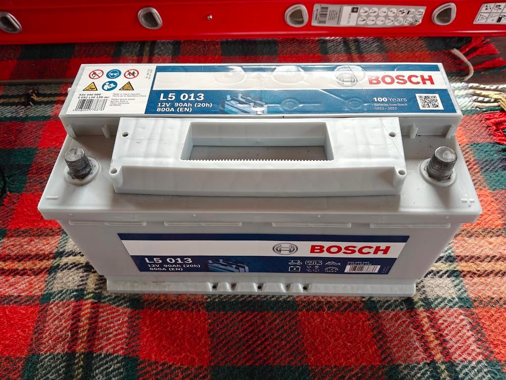 Bosch Accu L5 013 90Ah 800A voor Caravan Mover, Ophalen of Verzenden, Gebruikt