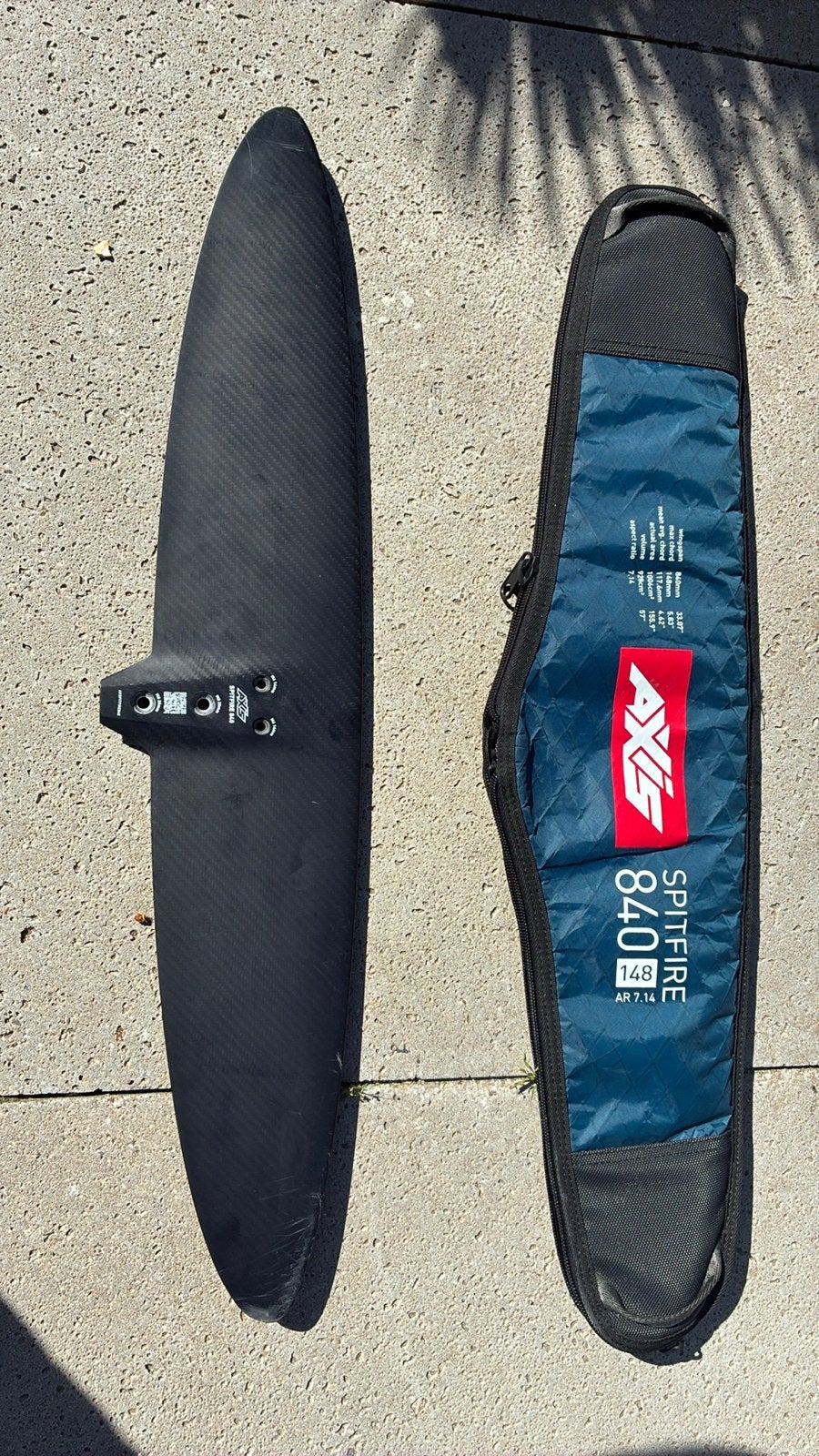 Axis Spitfire 840 Foil met beschermhoes +2 skinny s te koop, Ophalen of Verzenden, Nieuw