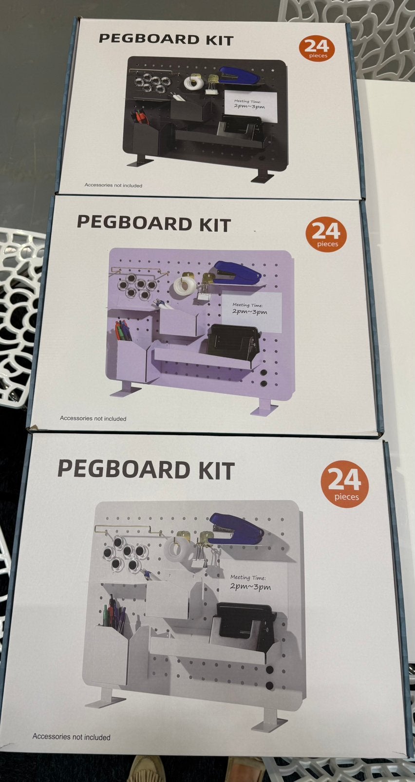 4 stuks pegboarden, Ophalen of Verzenden, Nieuw