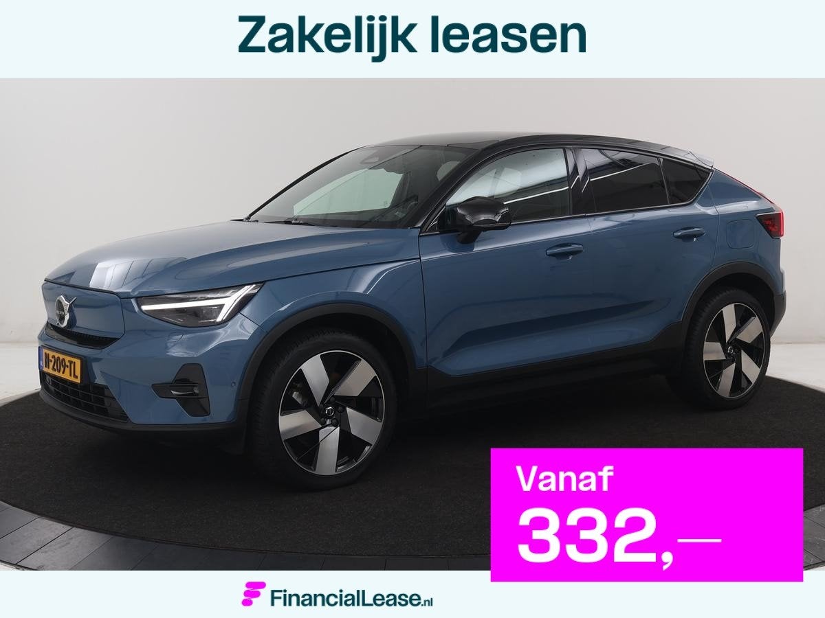 Volvo C40 Recharge Twin Intro Edition 78 kWh | SOH 91,2% | P, 34 min, Blauw, Origineel Nederlands, Vierwielaandrijving