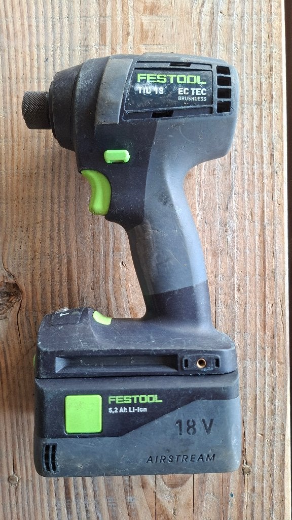 Festool TID 18 Slagschroefmachine met accu., ,, Overige typen, Ophalen of Verzenden, Zo goed als nieuw