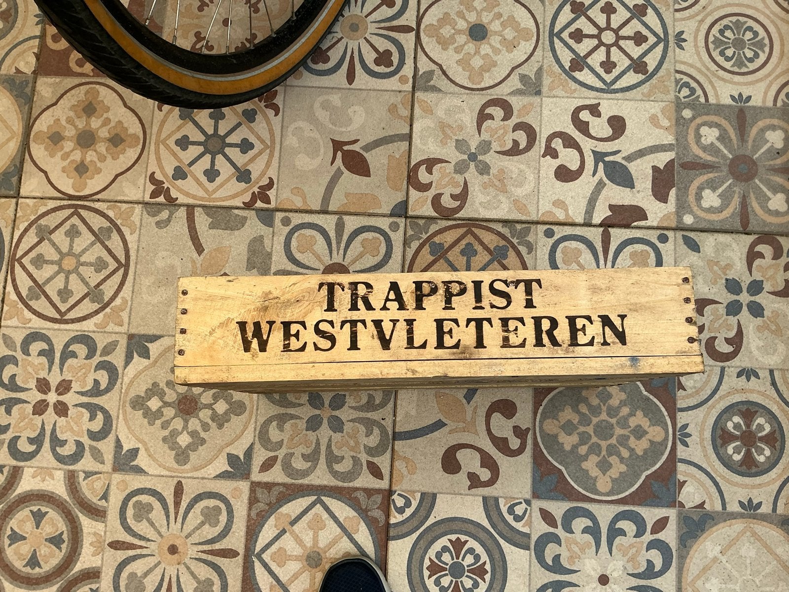 Westvleteren Trappist houten krat - 24 vakken, Ophalen