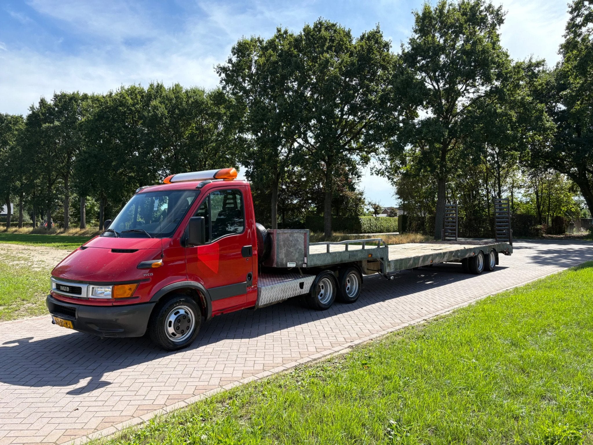 Iveco Daily 35C15 Be trekker 15 TON N1 - be oplegger VELDHUI, Auto's, 145 pk, Gebruikt, 4 cilinders, Iveco