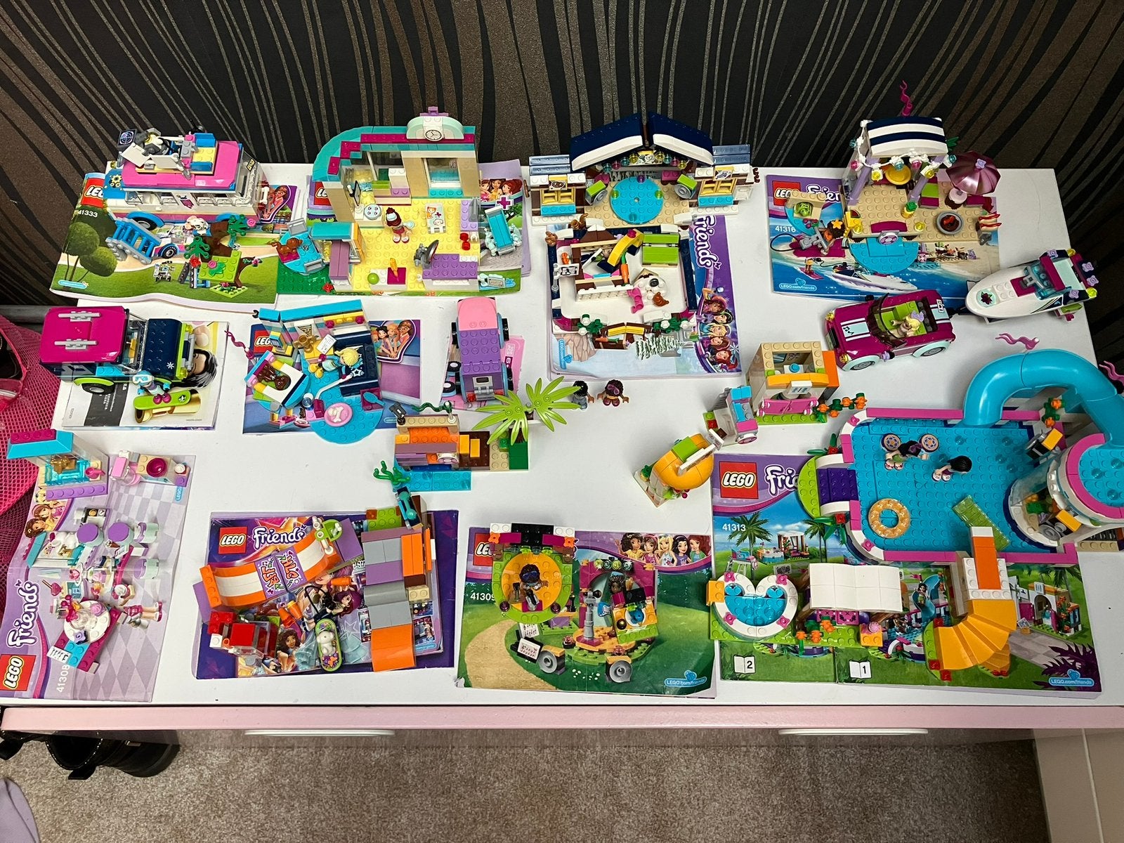Grote collectie LEGO Friends sets met handleidingen, Gebruikt, Lego, Friends, Ophalen of Verzenden