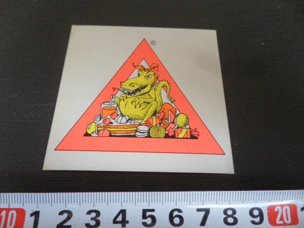 sticker strip draak draakje, Ophalen, Zo goed als nieuw