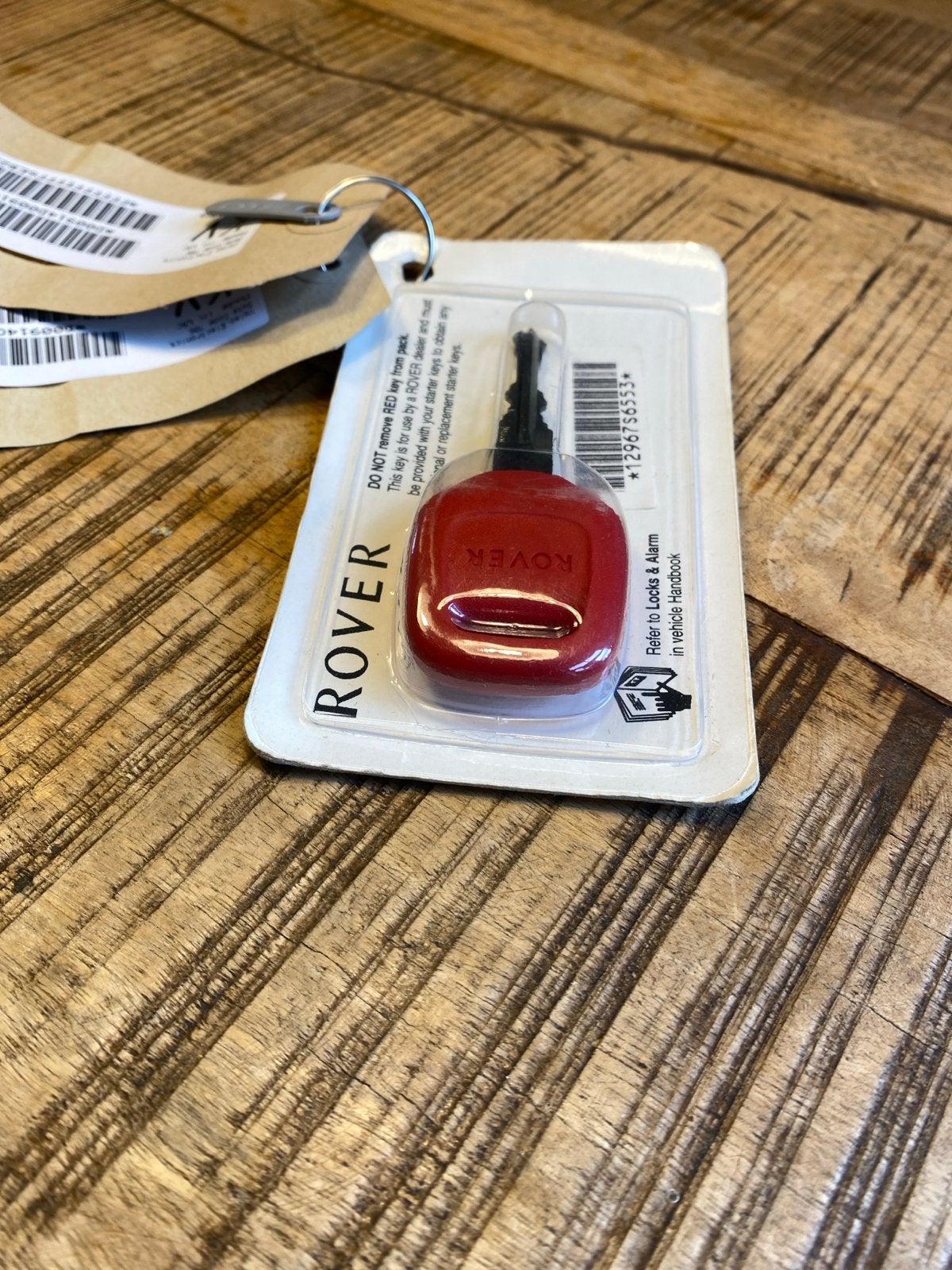 Nieuwe Rover reservesleutel - Rood, Ophalen of Verzenden