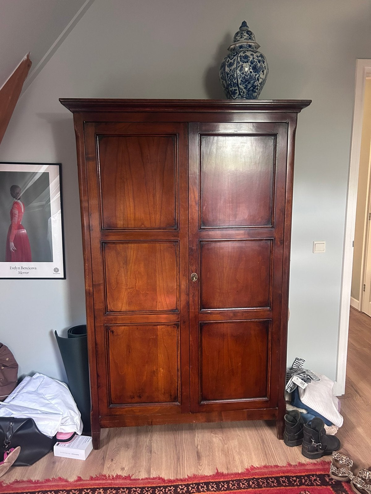 Prachtige kast met patina, Ophalen, 100 tot 150 cm, Zo goed als nieuw, 150 tot 200 cm