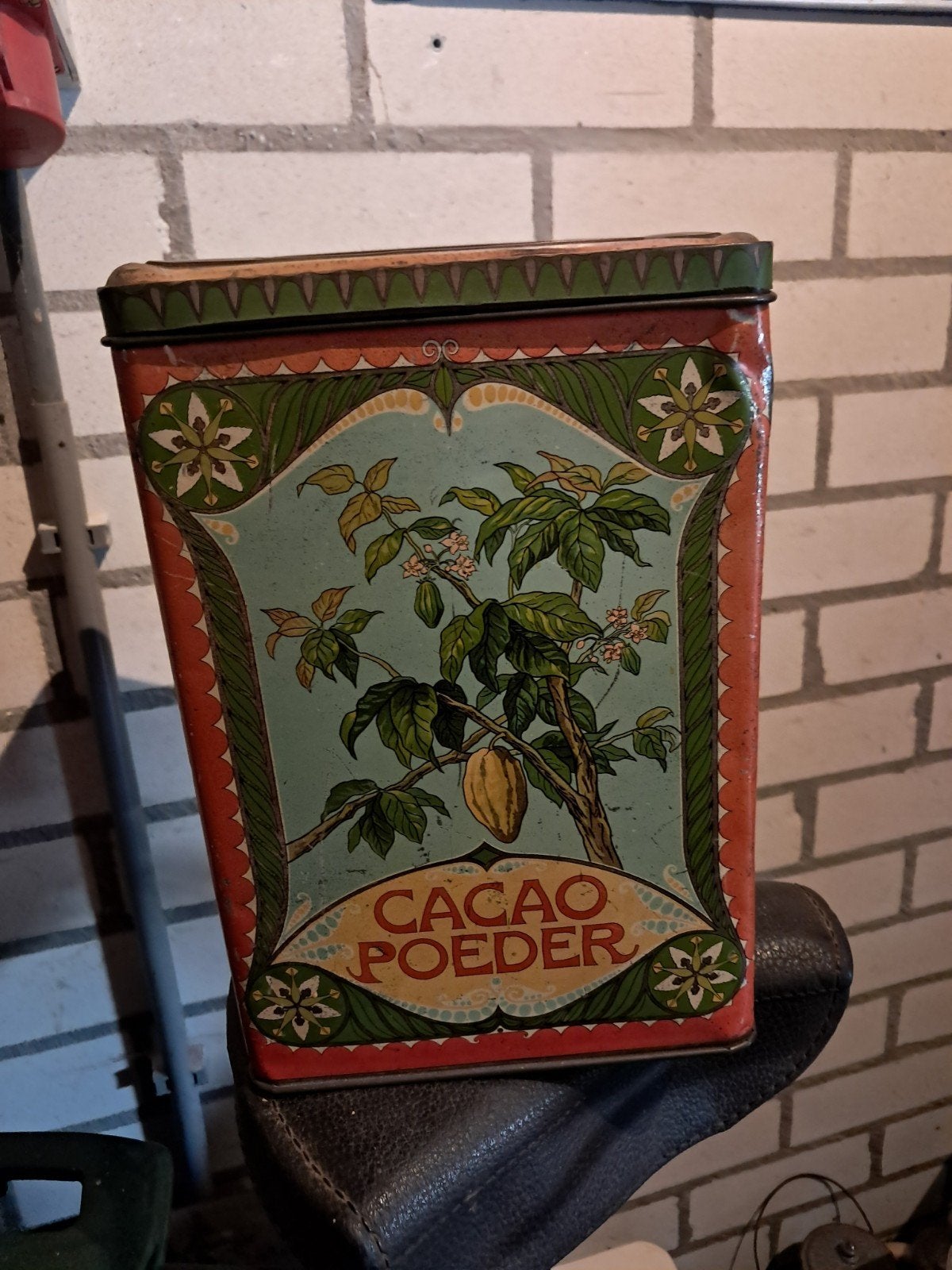 Cacao poeder blik, Verzamelen, Ophalen of Verzenden, Gebruikt, Overige