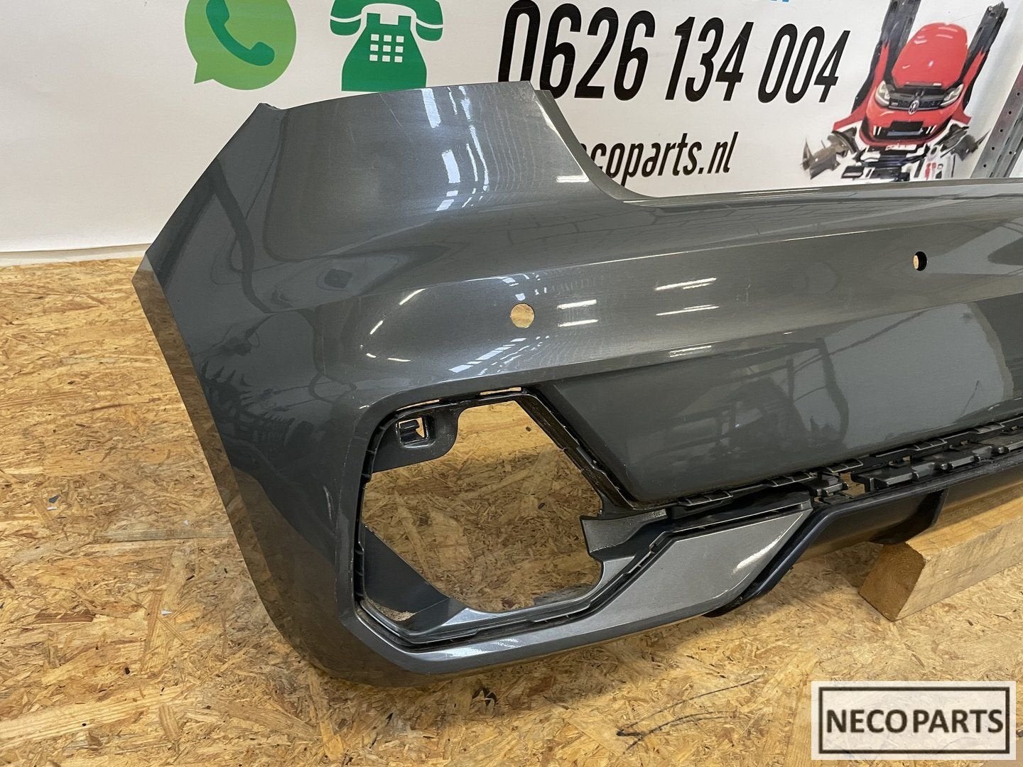 ACHTERBUMPER AUDI A1 82A S LINE BUMPER 82A807511C ORIGINEEL, -, -, Achter, Bumper
