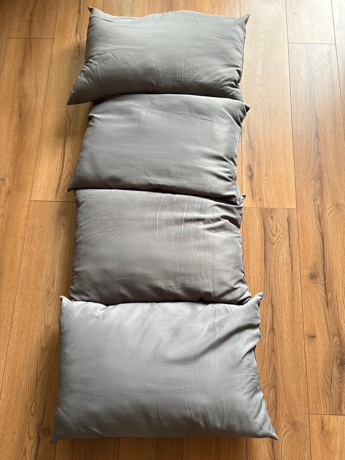 Grijze Palletkussens - Set van 4, Overige merken, Gebruikt, Palletkussen, Afneembare hoes