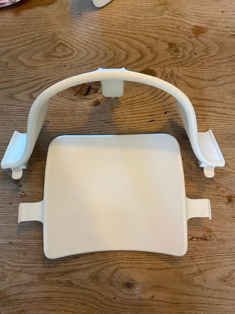 Tripp Trapp babyset van Stokke wit, Ophalen, Gebruikt, Meegroeistoel, Aanschuifbaar