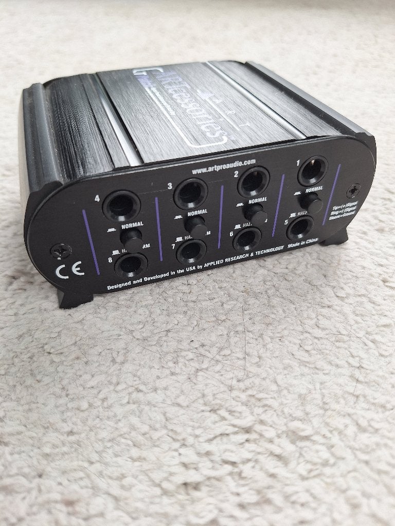 Patchbay 8 Channel ART - TPatch, Ophalen of Verzenden, Zo goed als nieuw, Audio