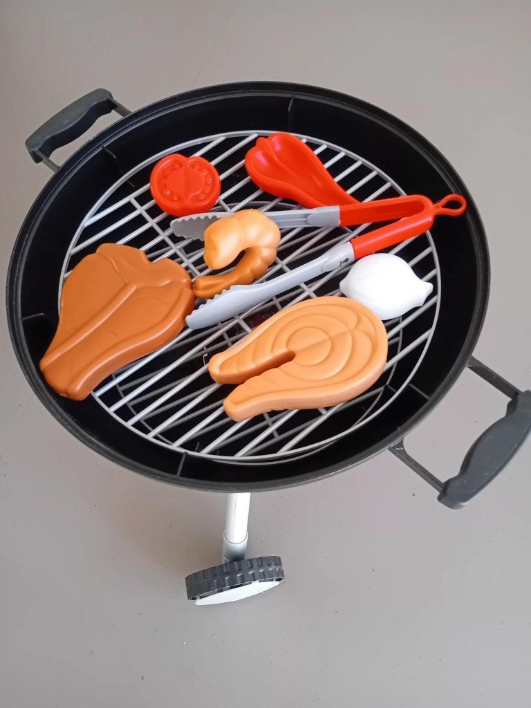 Speelgoed BBQ – Compleet met accessoires!, Ophalen of Verzenden, Zo goed als nieuw, Kunststof, Speelkeuken